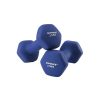 SONGMICS Neoprén Kézi Súlyzó Szett 2x2,5 kg Hatszögletű Kék