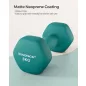   SONGMICS 2 x 3 kg Neoprén Hatszögletű Kézi Súlyzó Szett Otthoni Edzéshez Türkiz