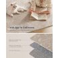 SONGMICS HOME Boho Stílusú Cappuccino Bézs Szőnyeg Csúszásmentes Alappal
