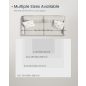 SONGMICS HOME Boho Stílusú Mosható Szőnyeg Világosszürke
