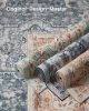 SONGMICS HOME Vintage Stílusú Türkiz Szőnyeg Csúszásmentes Alappal