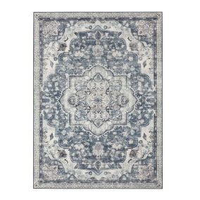   SONGMICS HOME Vintage Stílusú Szőnyeg Galambszürke 120 x 170 cm Csúszásmentes Mosható