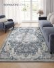 SONGMICS HOME Vintage Szőnyeg Galambszürke 160 x 230 cm Csúszásmentes