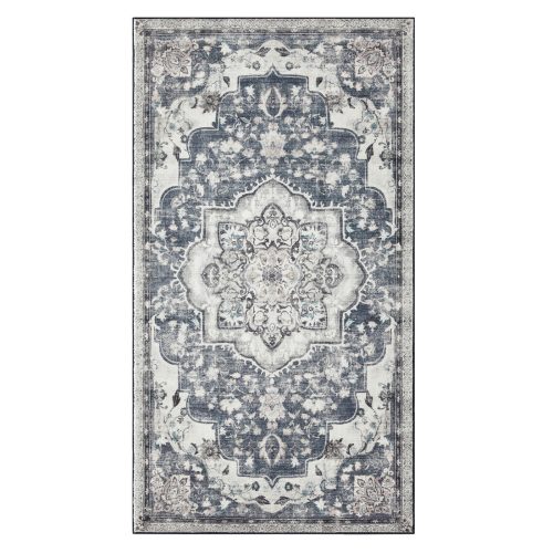 SONGMICS HOME Vintage Stílusú Szőnyeg Galambszürke Mosható Csúszásmentes 80 x 150 cm