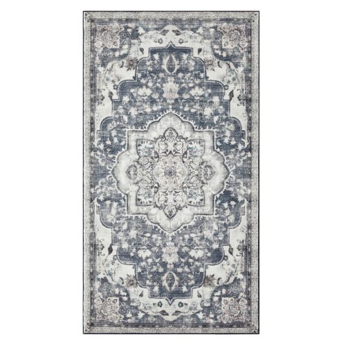 SONGMICS HOME Vintage Stílusú Szőnyeg Galambszürke Mosható Csúszásmentes 80 x 150 cm