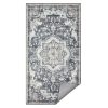 SONGMICS HOME Vintage Stílusú Szőnyeg Galambszürke Mosható Csúszásmentes 80 x 150 cm