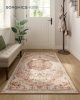SONGMICS HOME Vintage Stílusú Cappuccino Bézs Szőnyeg Csúszásmentes Felülettel