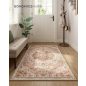SONGMICS HOME Vintage Stílusú Cappuccino Bézs Szőnyeg Csúszásmentes Felülettel