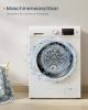 SONGMICS HOME Boho Kerek Szőnyeg Antracitszürke Mandala Mintázattal