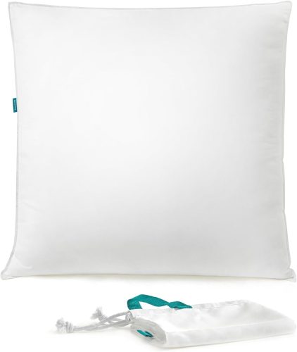 SONGMICS Premium Poliészter Párna 80x80 Fehér Mosható