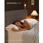 SONGMICS HOME Kétoldalas Párna 80x40 cm Hűsítő-Puha Borítással Felhőfehér
