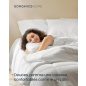   SONGMICS HOME 2 az 1-ben Négyévszakos Paplan Szett Felhőfehér