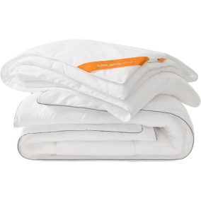   SONGMICS HOME 2 az 1-ben Négyévszakos Paplan Szett Felhőfehér