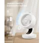   SONGMICS XFC001W1EU csendes asztali ventilátor 20dB távirányítóval felhőfehér
