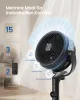 SONGMICS XFC002B1EU állóventilátor távvezérlővel 120° és 135° oszcillációval 15 sebességgel tintafekete