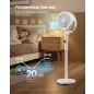   SONGMICS XFC002W1EU álló ventilátor távirányítóval 20 dB fehér