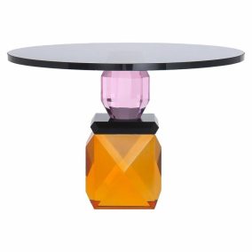 Richmond Feya Kristály Tortatál Rózsaszín-Narancs Luxus