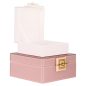   Richmond Bodine L Ékszertartó Doboz Rózsaszín Üvegtetővel