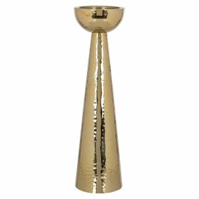   Richmond Lizz L Arany Gyertyatartó Rozsdamentes Acél Kalapált