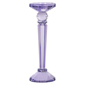 Richmond Mica Üveg Gyertyatartó Lila Kristály