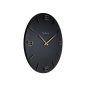 Richmond Byram Fekete MDF Fali Óra Réz Mutatókkal