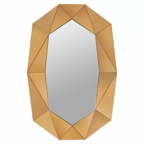 Richmond Jaloe Geometrikus Fali Tükör Arany