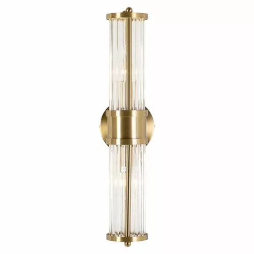 Richmond Lyan Fali Lámpa Üveg Szálcsiszolt Arany