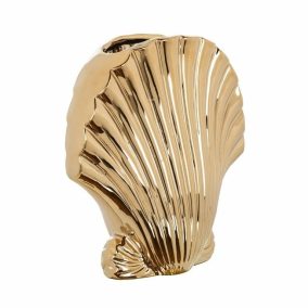 Richmond Shelby Kagyló Váza Kerámia Arany