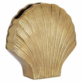 Richmond Noe Kagyló Alumínium Váza Arany