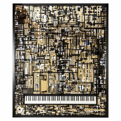 RICHMOND festmény PIANO WIBI 188x158cm (beépített hangszer)