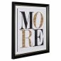 Richmond MORE Tipográfiai Fali Dekoráció Fekete-Arany