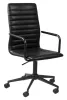 Actona Winslow Irodai Szék Műbőr Fekete Ergonomikus