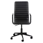 Actona Winslow Irodai Szék Műbőr Fekete Ergonomikus