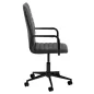 Actona Winslow Irodai Szék Műbőr Fekete Ergonomikus