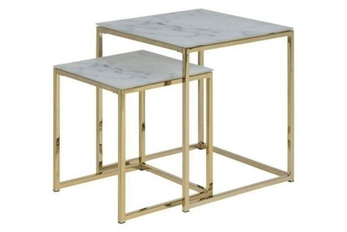 ACTONA asztali készlet ALISMA márvány - üveg, fém