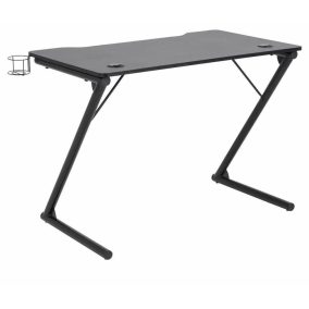 Actona Trooper Gamer MDF Íróasztal Fekete