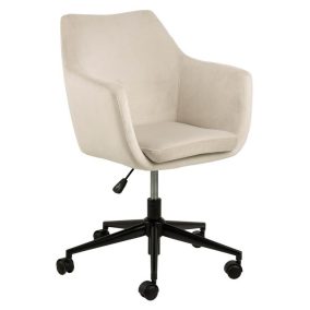   Actona Nora Bársony Irodai Szék Bézs Magasságállítható