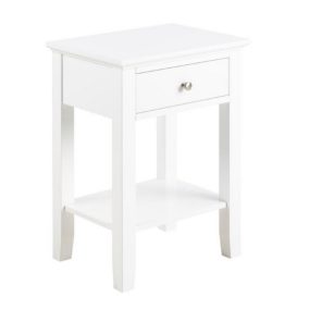 Actona Linnea MDF Éjjeliszekrény Fehér