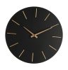 Bizzotto Timeline 40 Fekete-Arany Minimál Fali Óra