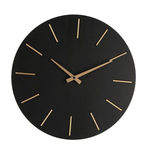 Bizzotto Timeline 40 Fekete-Arany Minimál Fali Óra