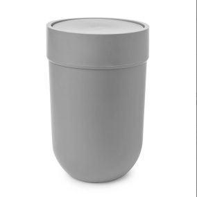   Umbra Touch Műanyag Fürdőszobai Szemetes Szürke Forgatható Fedéllel