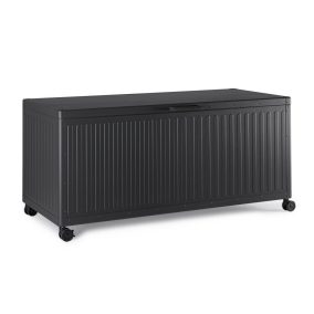 Bizzotto Ocean Charc Kerti Tárolóláda Alumínium Fekete