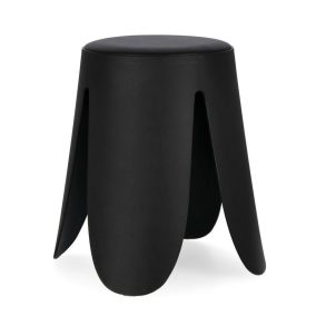 BIZZOTTO IMOGEN Designer Ülőke Fekete Virágszirmokkal