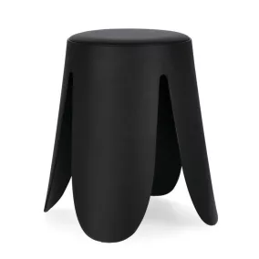 BIZZOTTO IMOGEN Designer Ülőke Fekete Virágszirmokkal