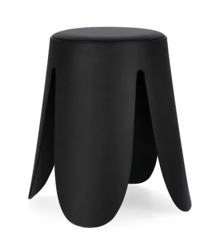 BIZZOTTO IMOGEN Designer Ülőke Fekete Virágszirmokkal