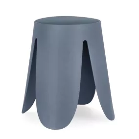 Bizzotto Imogen Stołek Polipropylen Niebieski Sztaplowalny