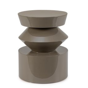   Bizzotto Otilia Contour stolik kawowy MDF brązowy lakierowany