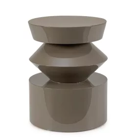   Bizzotto Otilia Contour stolik kawowy MDF brązowy lakierowany