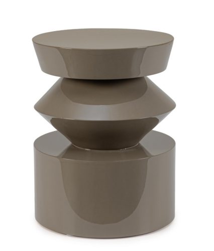 Bizzotto Otilia Contour stolik kawowy MDF brązowy lakierowany