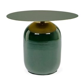 Bizzotto Nalima 50 dohányzóasztal emaliozott acél zöld